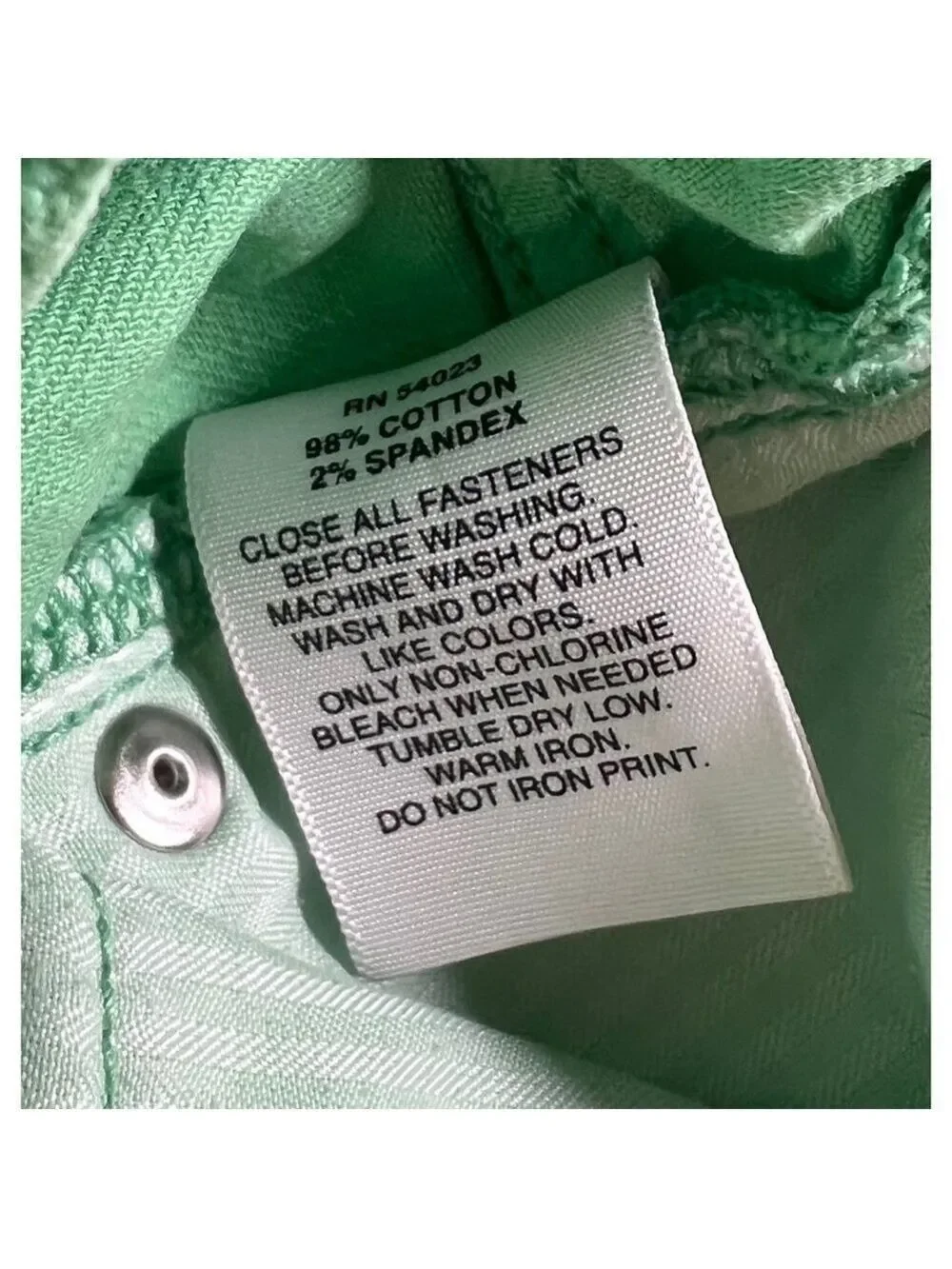 Gap Boy’s Straight Leg Jeans Green Size 14 Husky